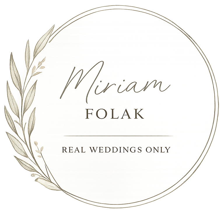 Badge für echte Hochzeiten - Hochzeitsfotografin Miriam Folak, Hochzeitsfotograf Sauerland